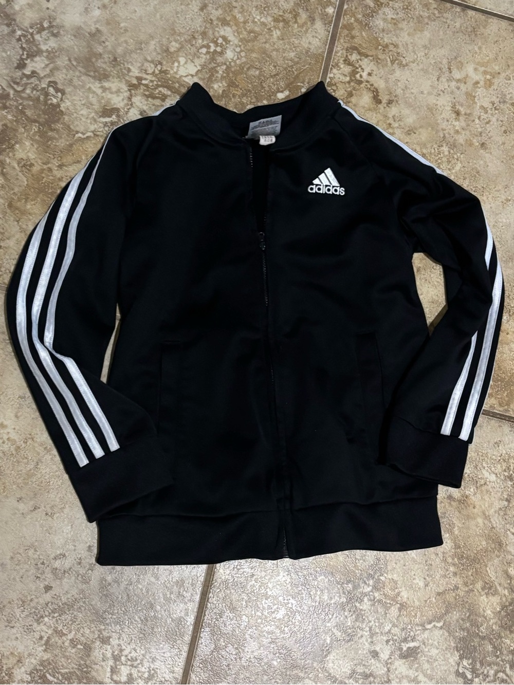Adidas Black Zip Up Jacket